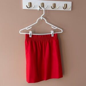 J. Crew Red Skirt